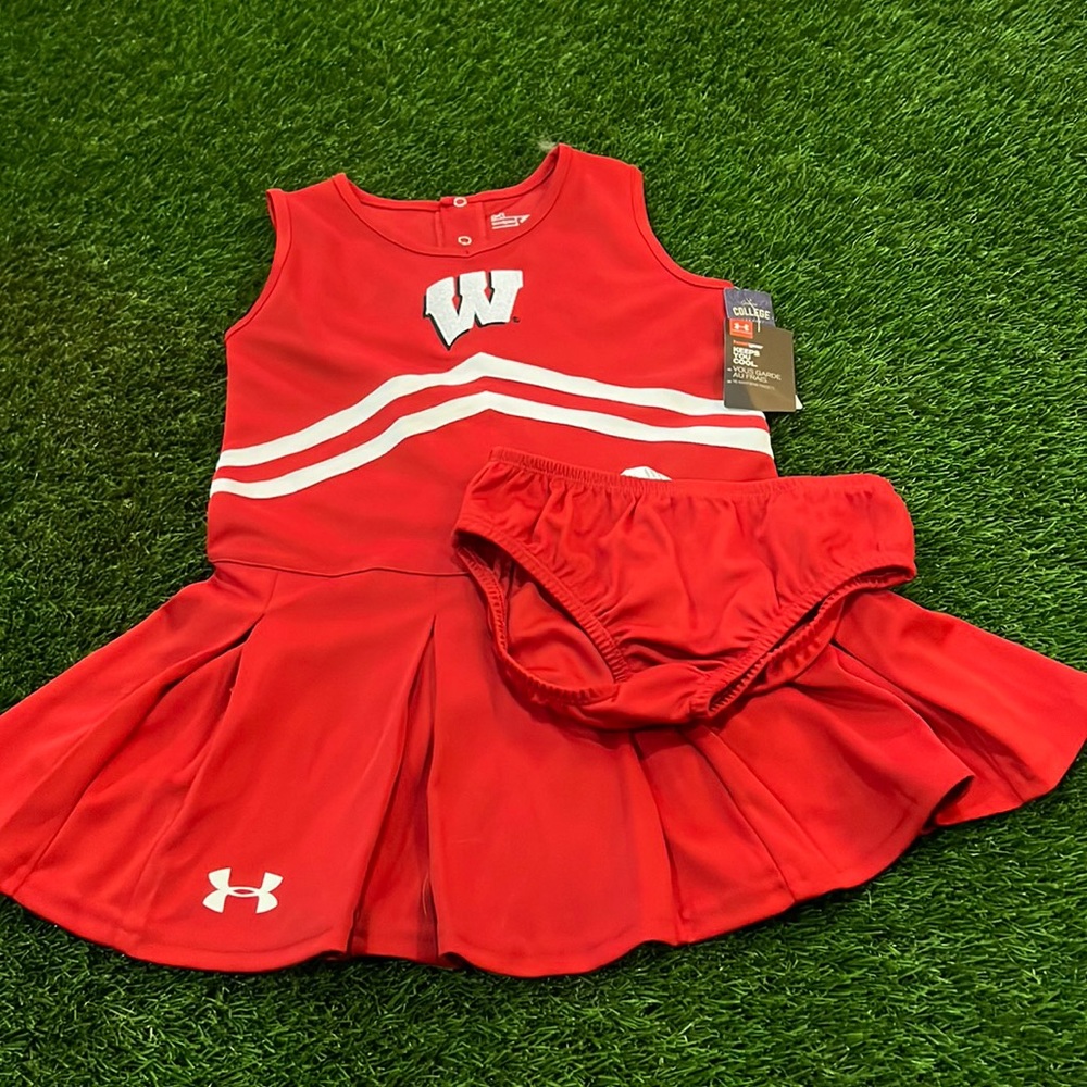 Under Armour Wisconsin Badger Cheer outfit